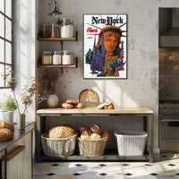 New York Adventure Awaits Travel Poster Modern Wall Art