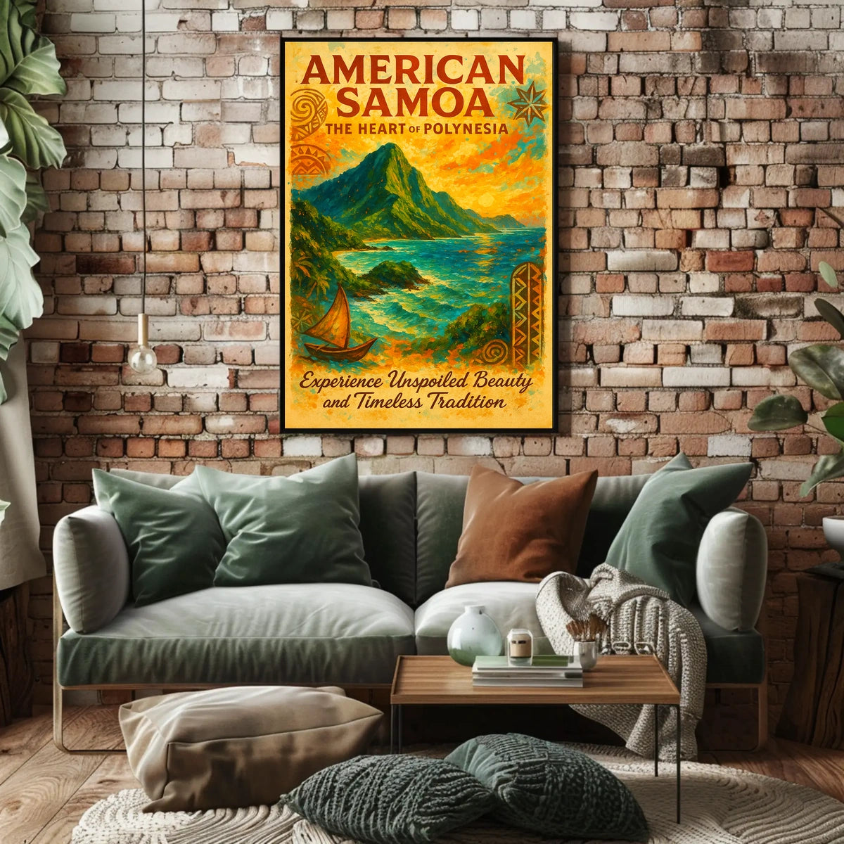 American Samoa The Heart of Polynesia Poster