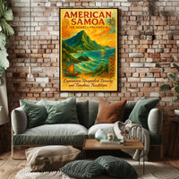 American Samoa The Heart of Polynesia Poster