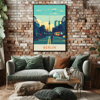 Vibrant Berlin Cityscape Poster