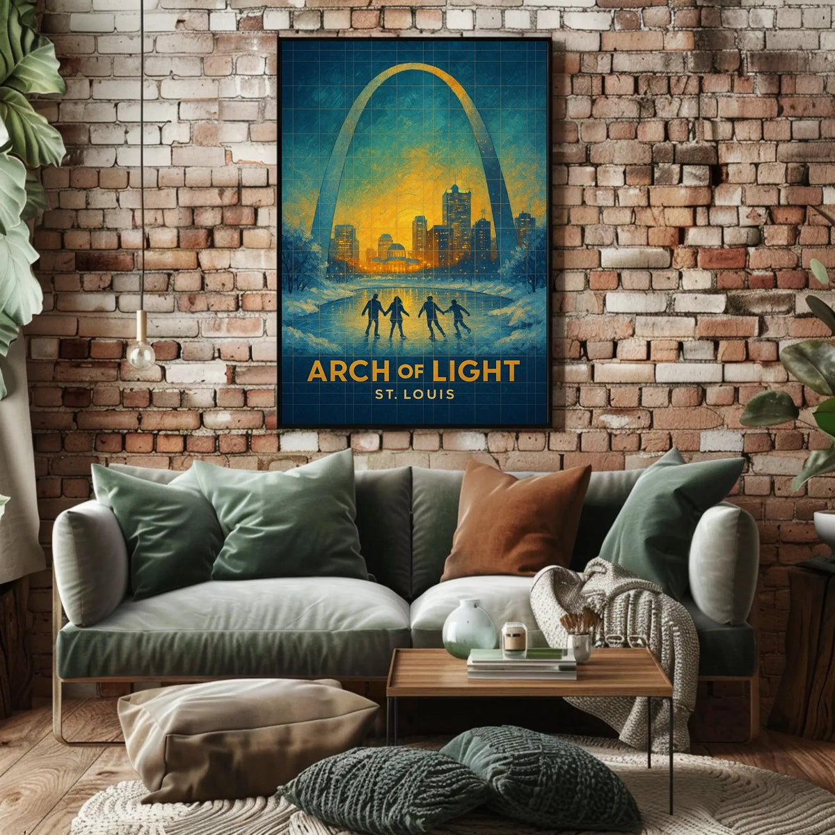 Arch Of Light St. Louis Poster