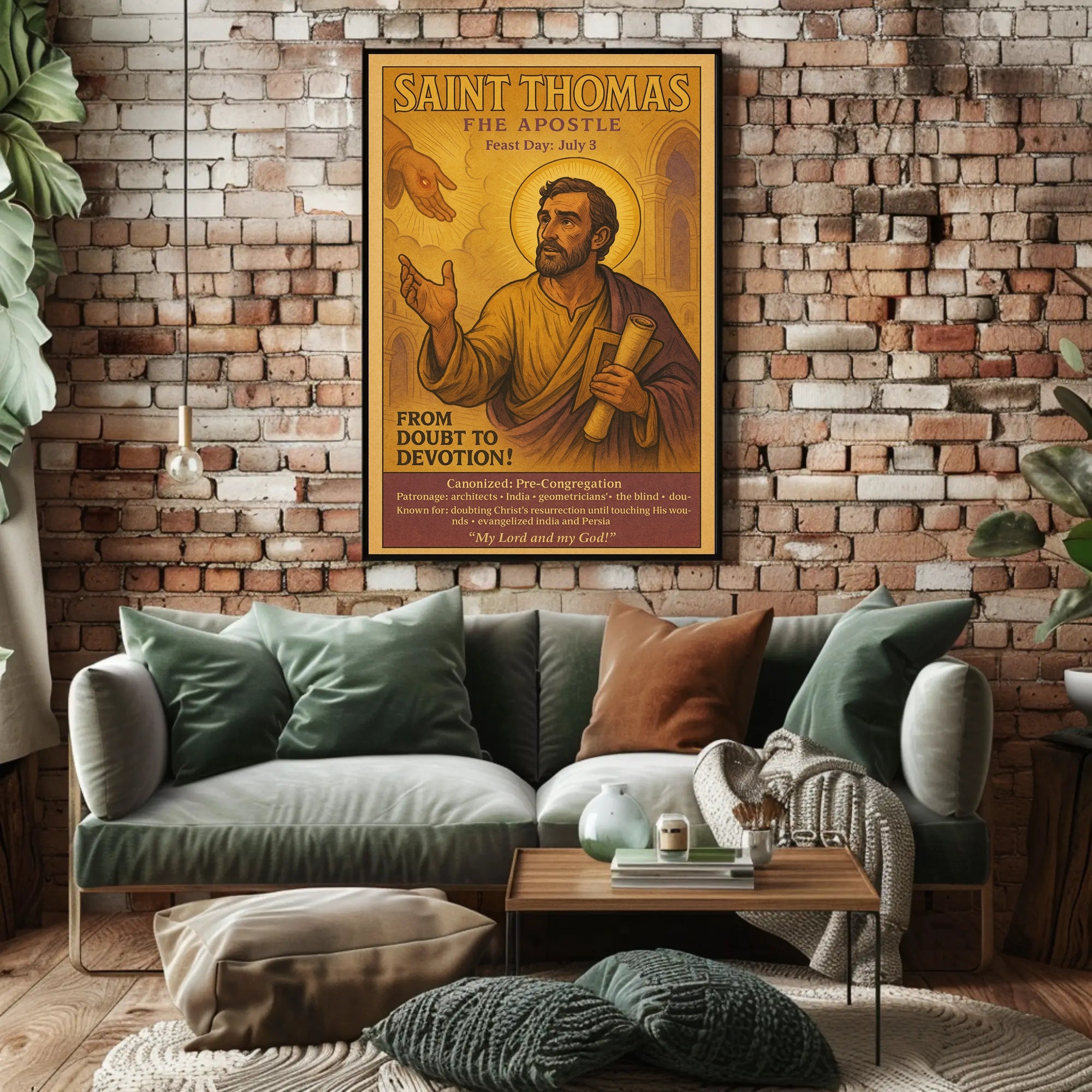 Saint Thomas the Apostle Poster PosterGoat