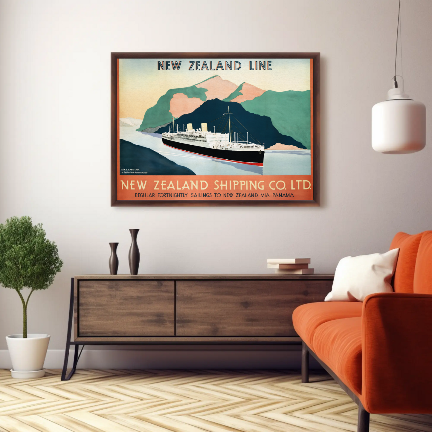 New Zealand Shipping Line Poster