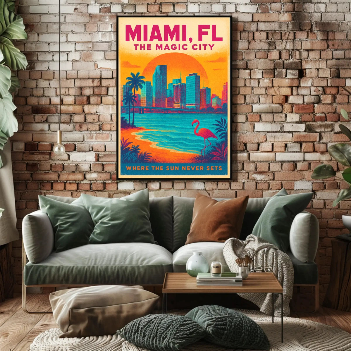 Miami, FL The Magic City Poster