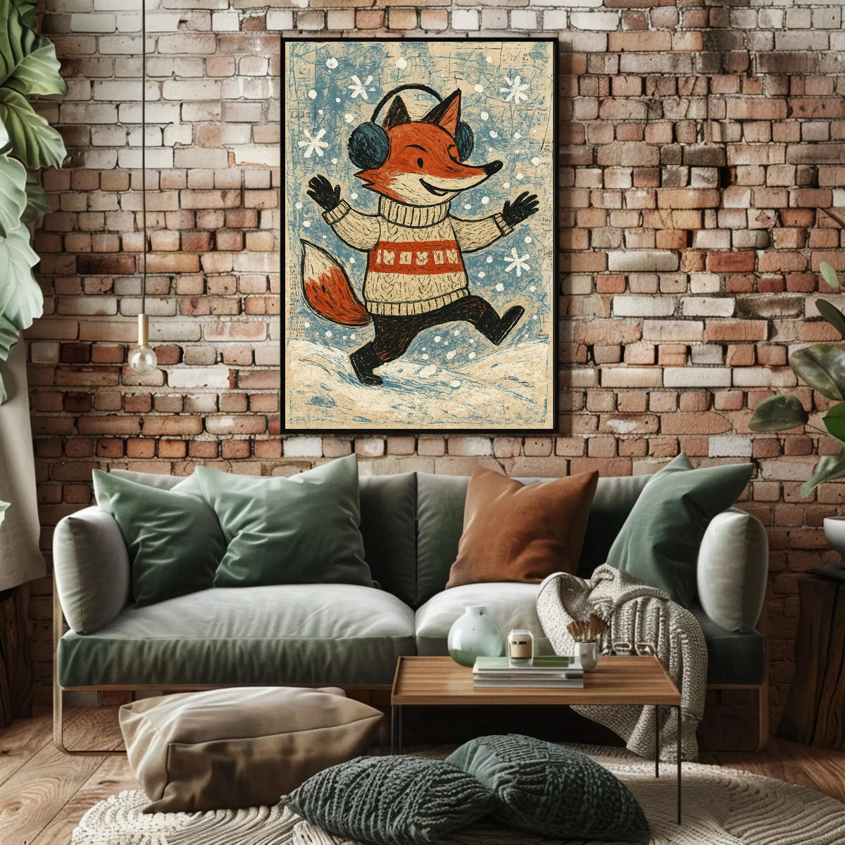 Winter Fox Poster