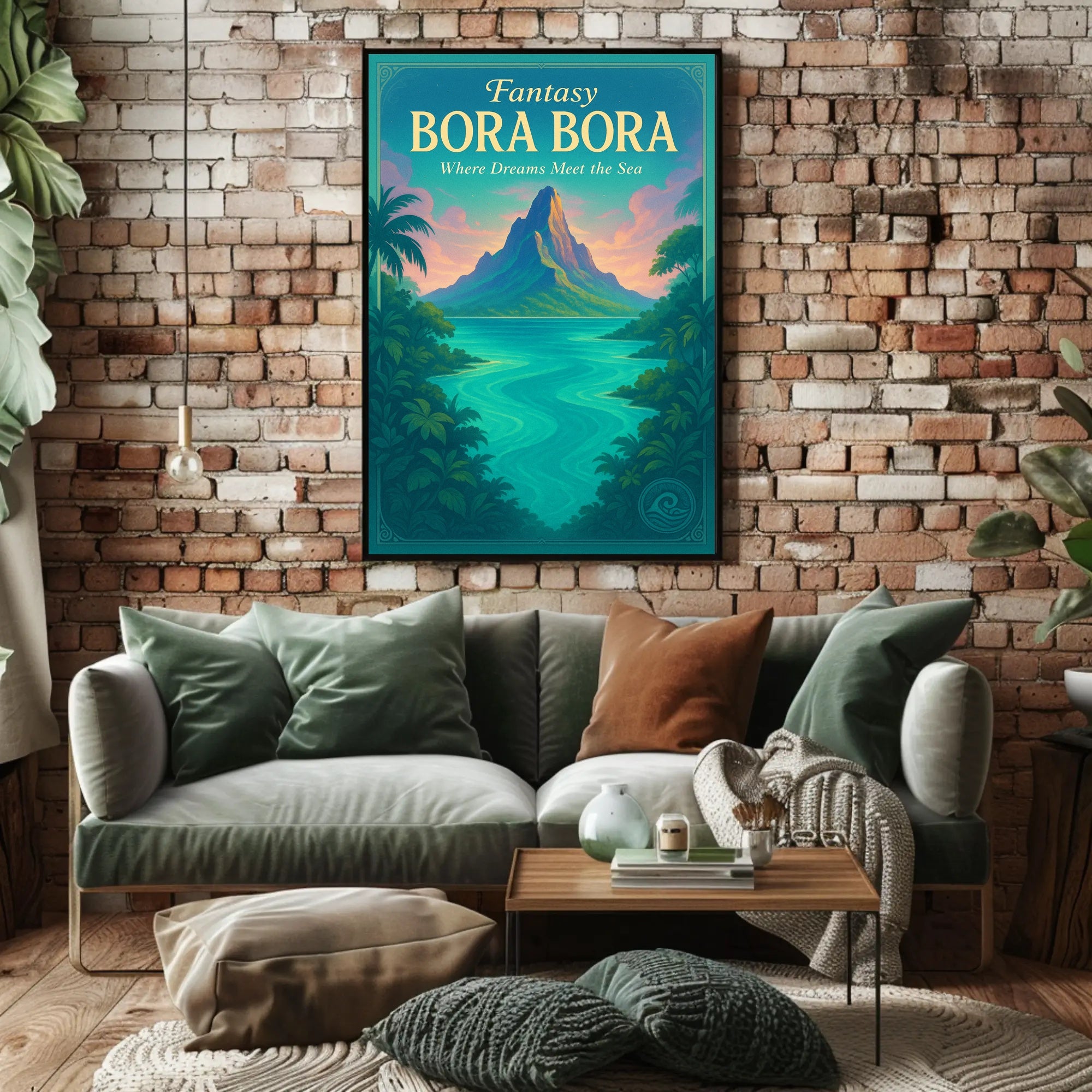 Bora Bora Dreamscape Travel Poster PosterGoat