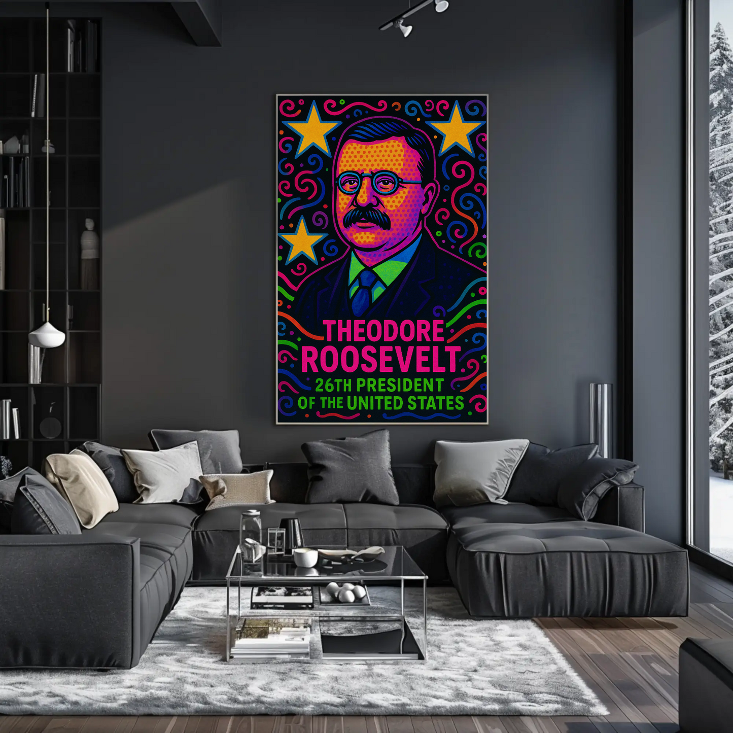 Theodore Roosevelt 26th President Poster