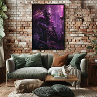 Majestic Morbid Monarchy: Gothic Skeleton Fantasy Poster PosterGoat
