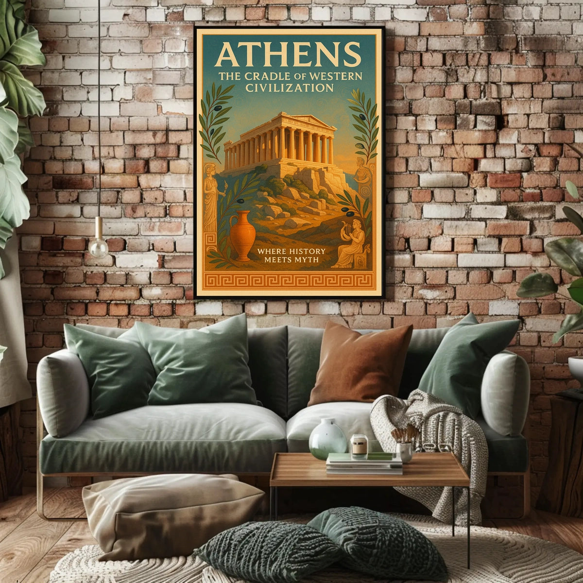 Athens The Cradle of Western Civilization Poster
