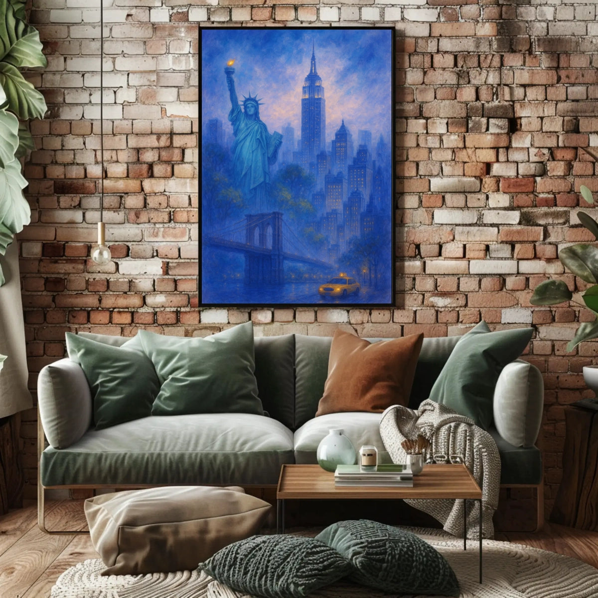 Iconic New York City Skyline Poster Classic Wall Art