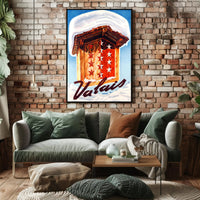 Valais Winter Chalet Art Print Cultural or Heritage Poster PosterGoat