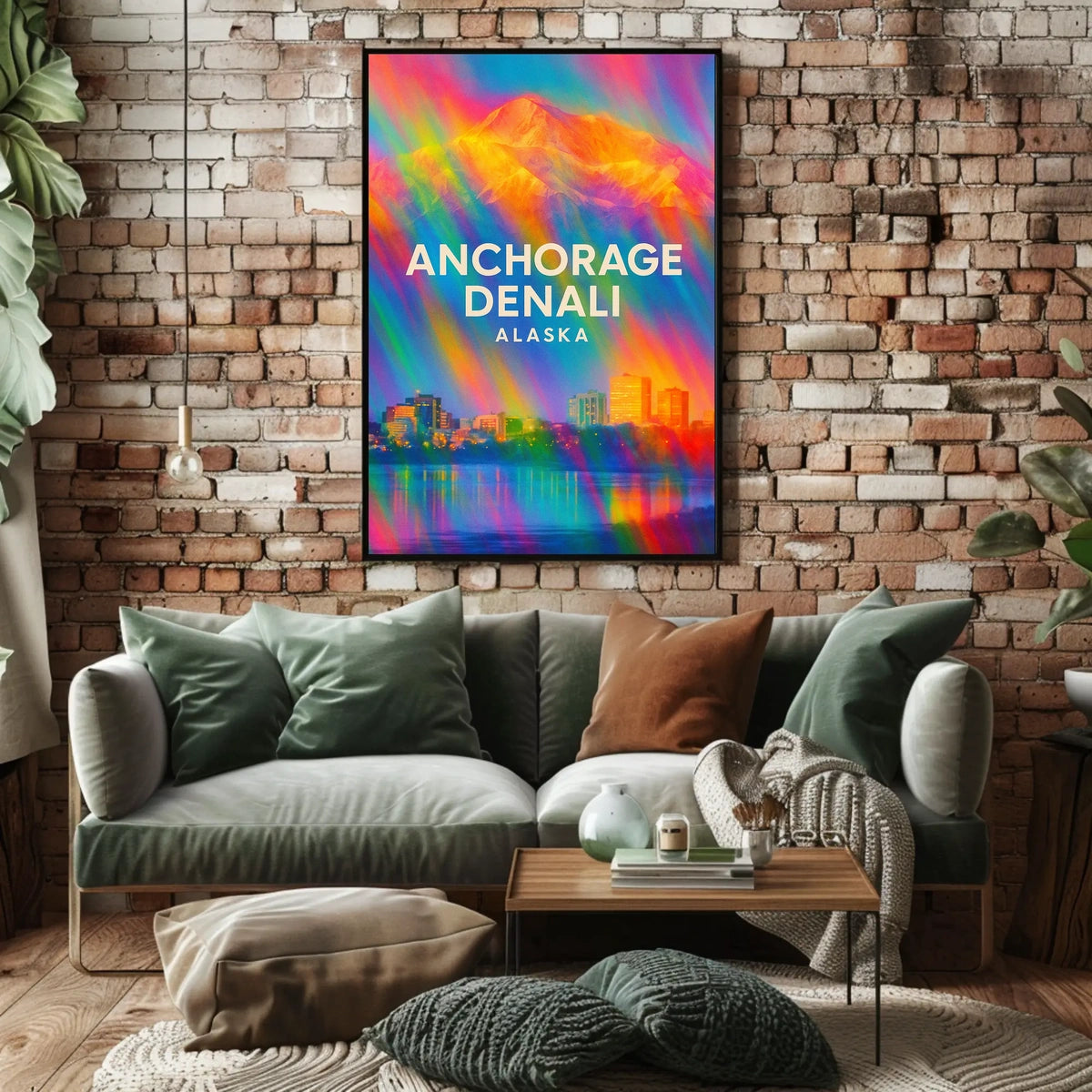Anchorage and Denali Alaska Poster