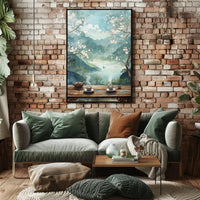 Vintage Silhouette Art Deco Style Poster