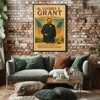 Ulysses S. Grant 18Th President Poster