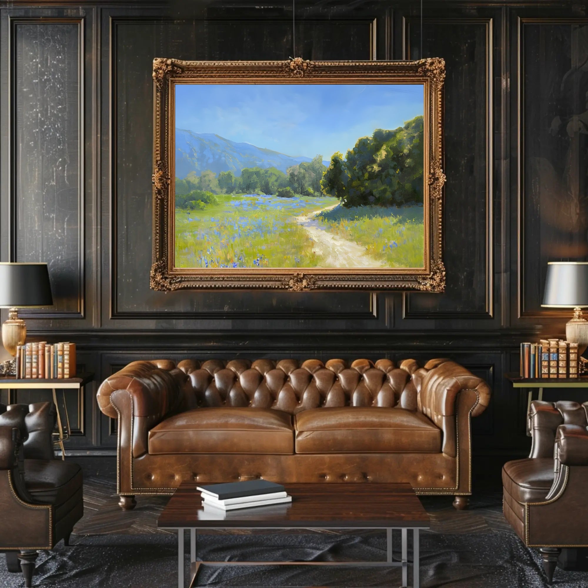 Serene Summer Landscape Poster