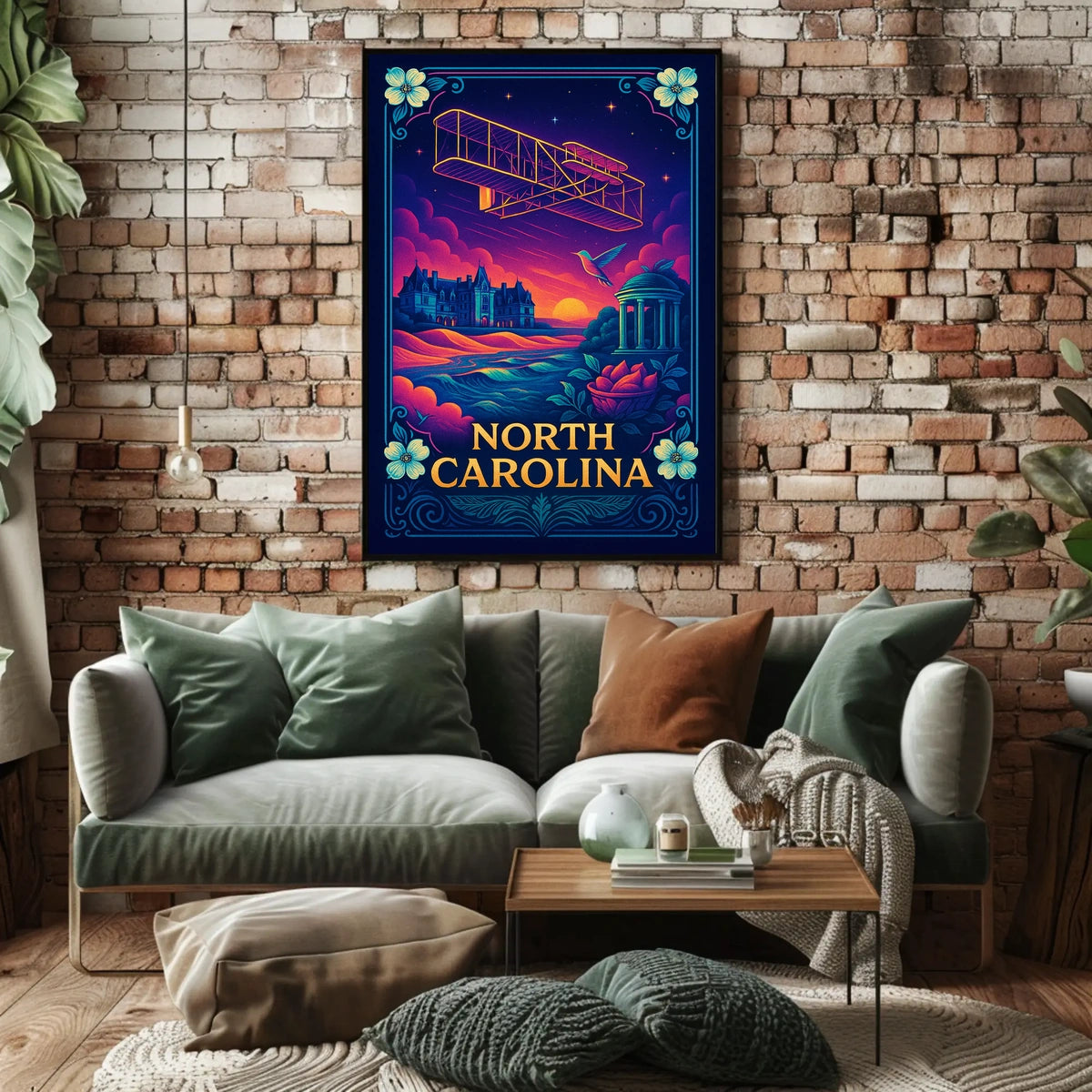 North Carolina A Celebration of Heritage Poster
