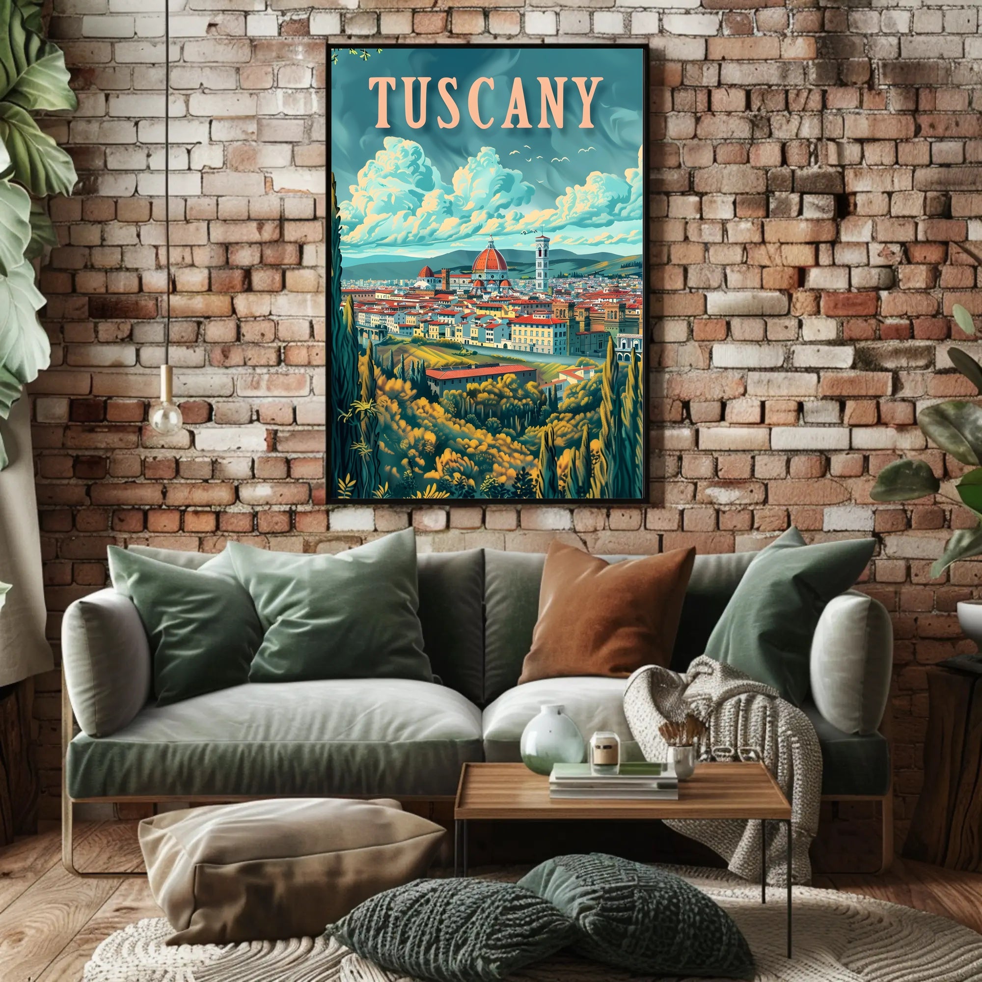 Scenic Tuscany Landscape Poster