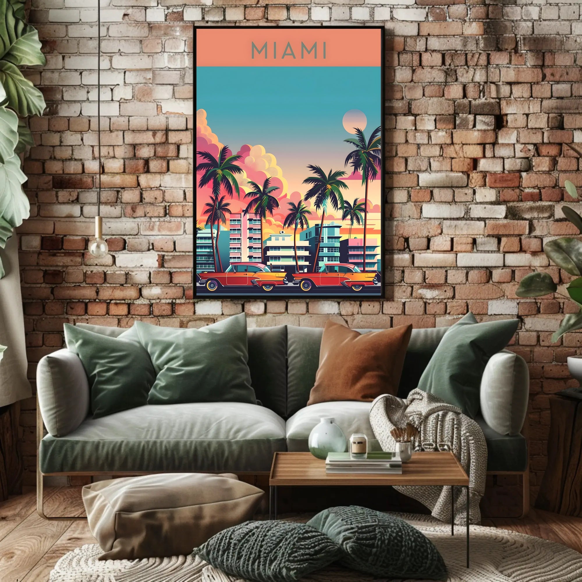 Vibrant Miami Poster