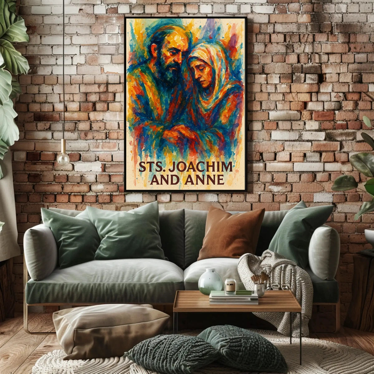 Saints Joachim And Anne Poster