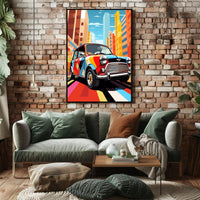 Vibrant Urban Drive Poster PosterGoat
