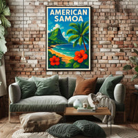 American Samoa Paradise Poster