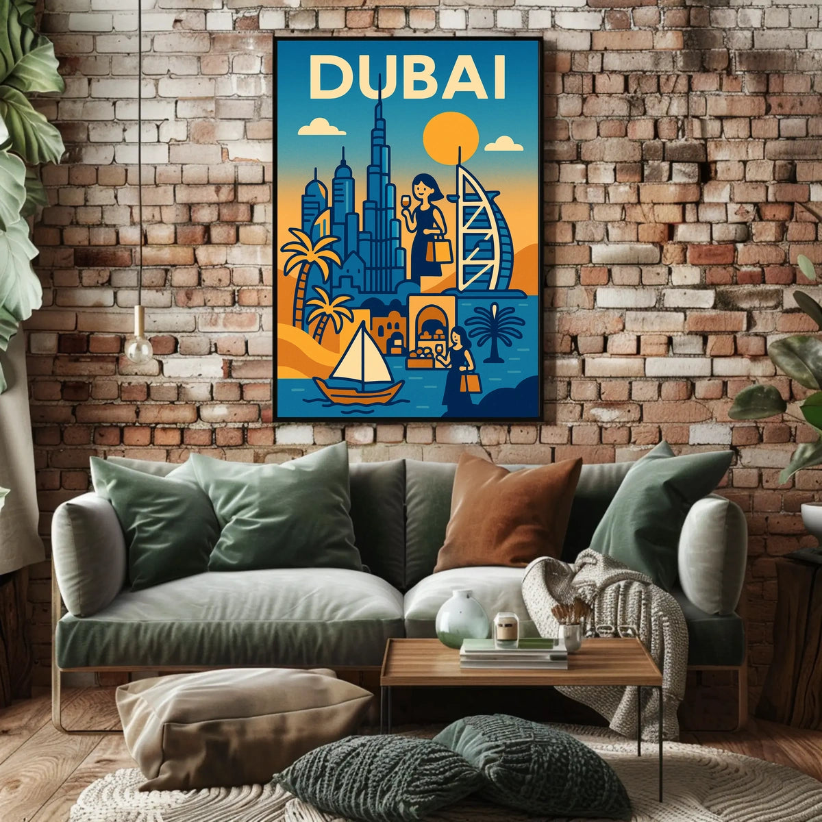 Discover Dubai Description Experience the vibrant blend of tradition Poster