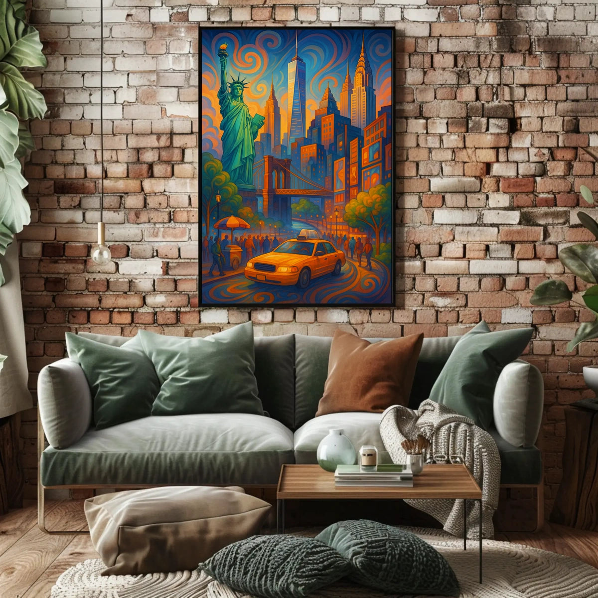 Vibrant New York Cityscape Poster
