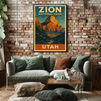 Zion National Park Poster