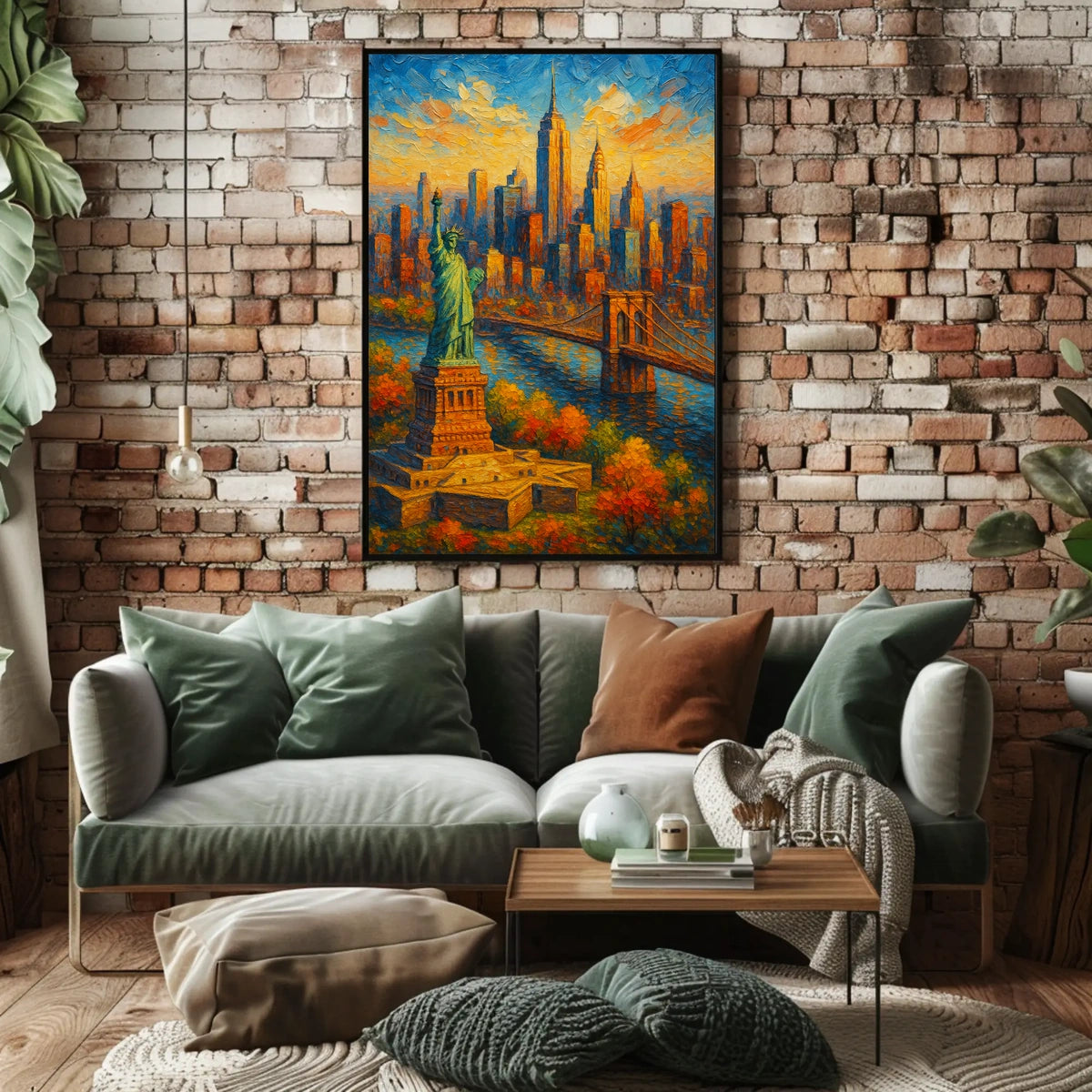 Autumn in New York Cityscape Painting