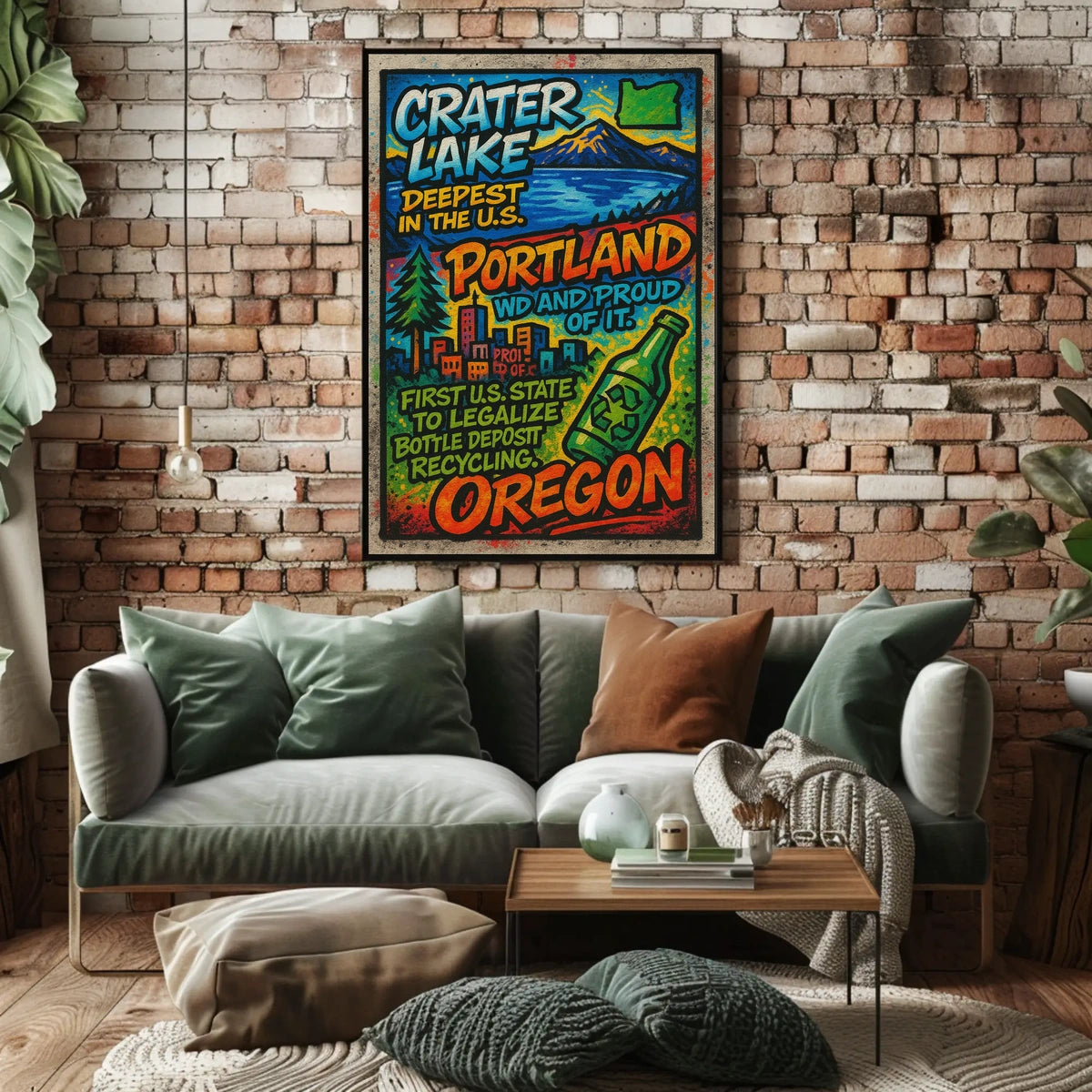 Oregon Highlights Poster