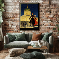 Enigmatic Night at the Grand Dome Poster