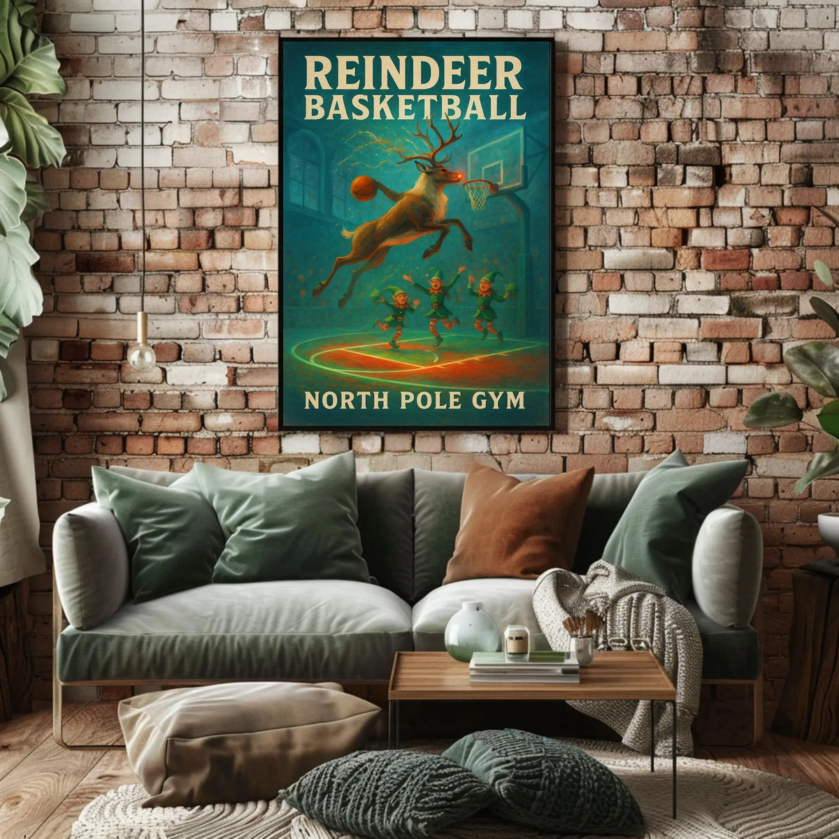 Reindeer Basketball Extravaganza Poster