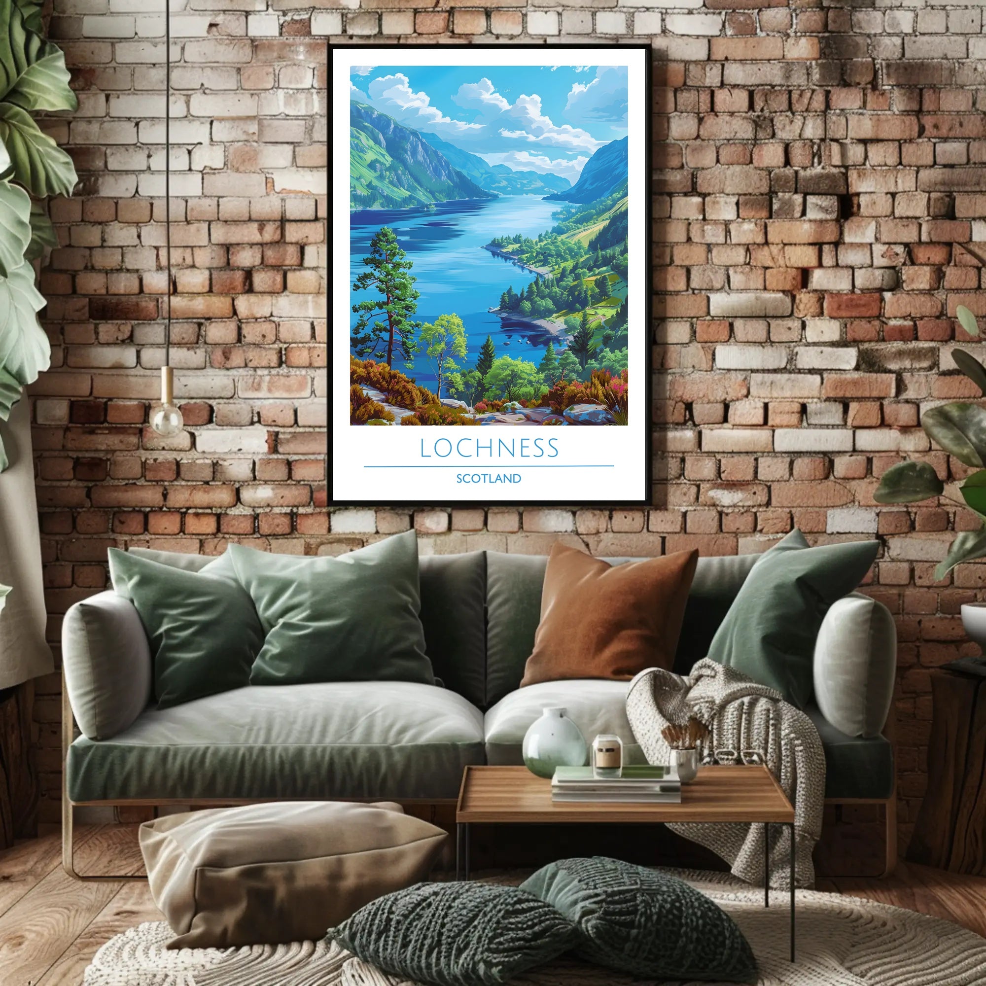 Scenic Loch Ness Poster