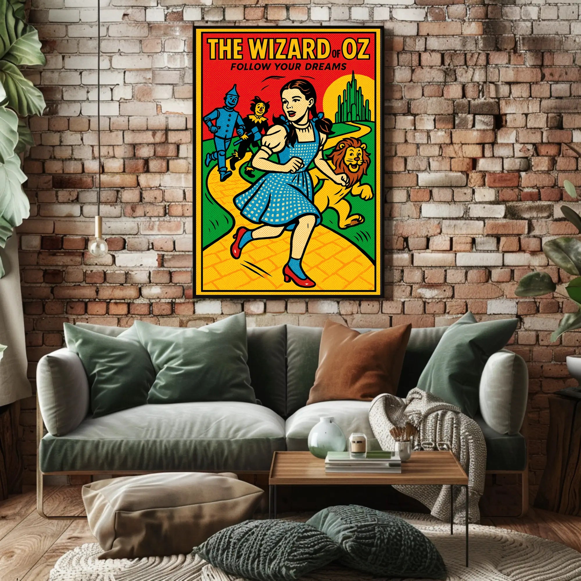 Wizard of Oz Pop Culture Poster PosterGoat