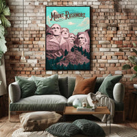Majestic Mount Rushmore Poster