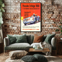 Porsche Racing Achievements 1956 Poster