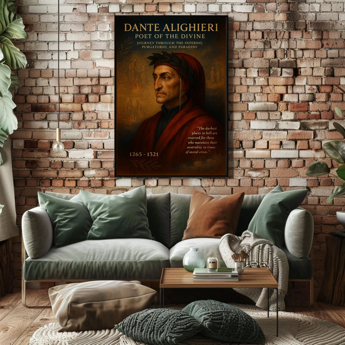 Dante Alighieri Poet of the Divine Poster