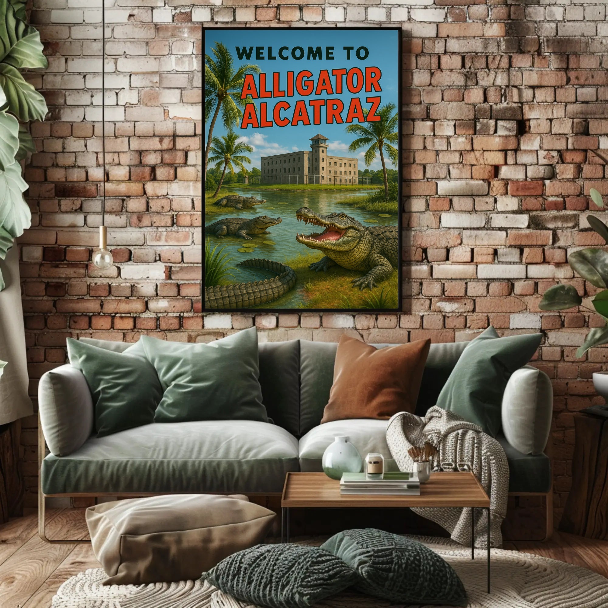 Welcome to Alligator Alcatraz Poster PosterGoat