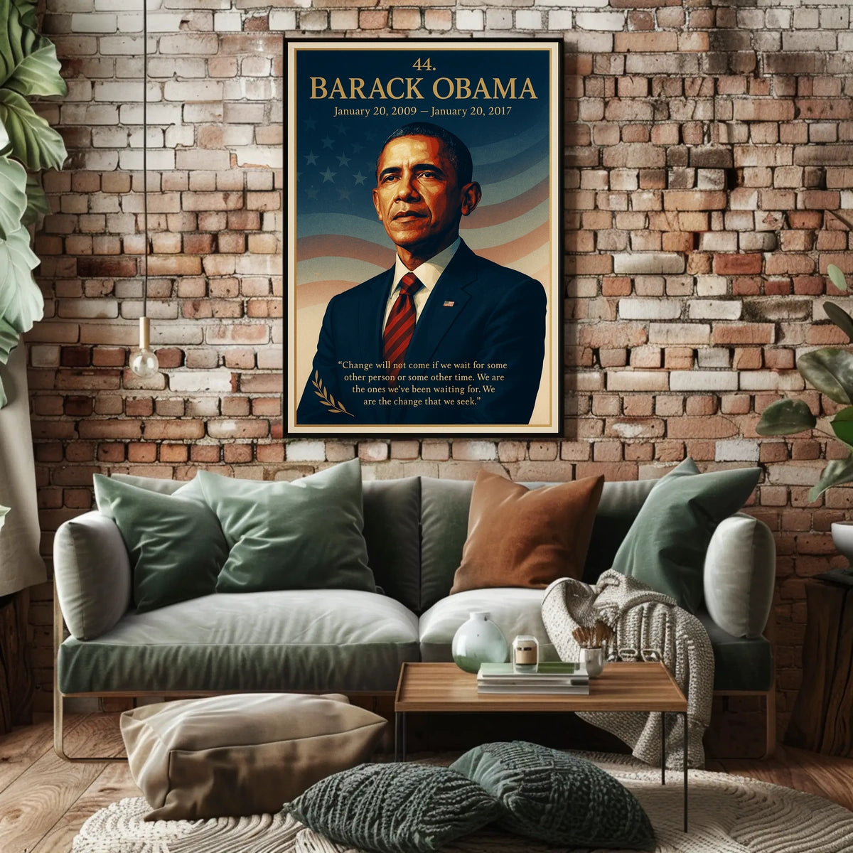 Barack Obama 44th President Political Poster