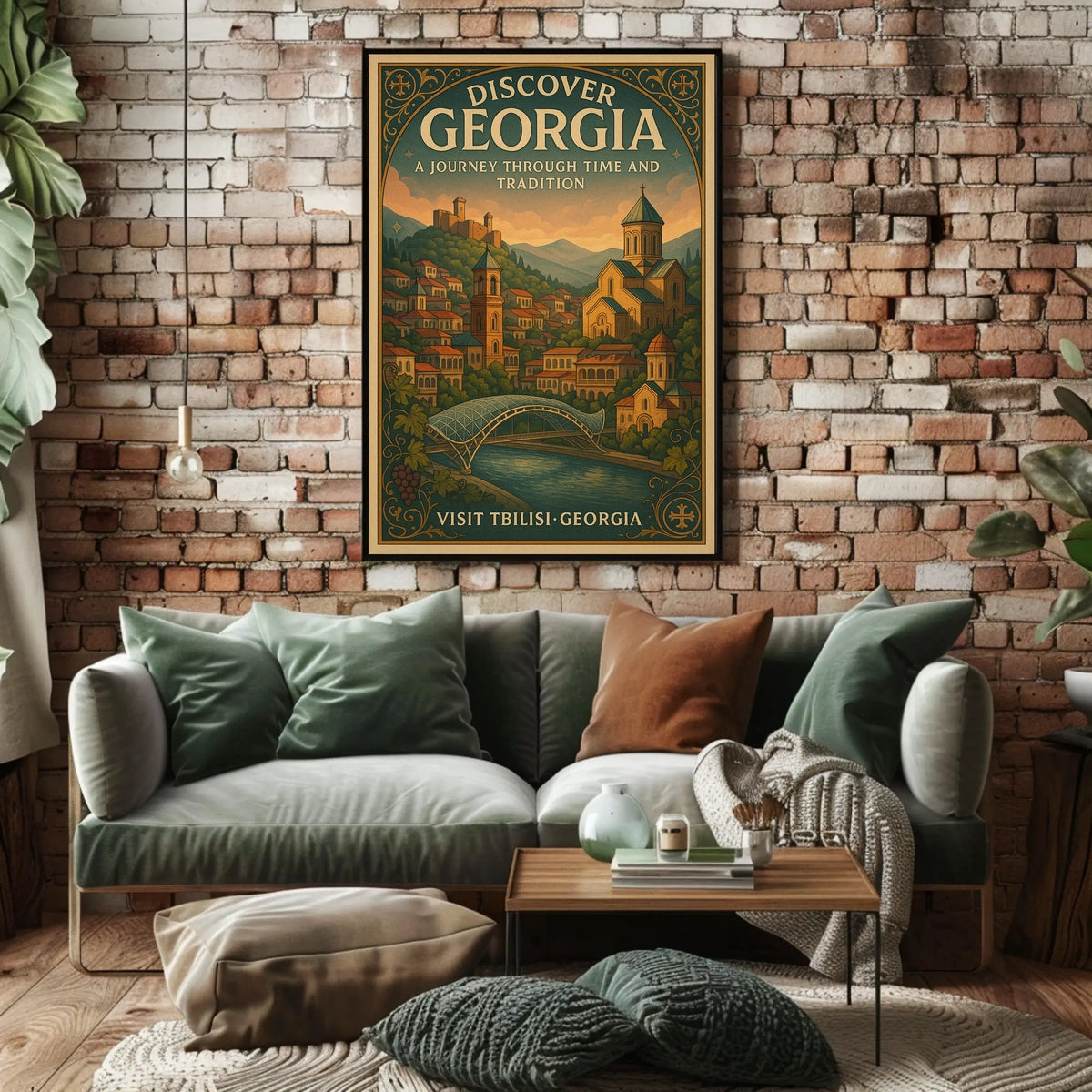 Discover Georgia A Journey Through Poster