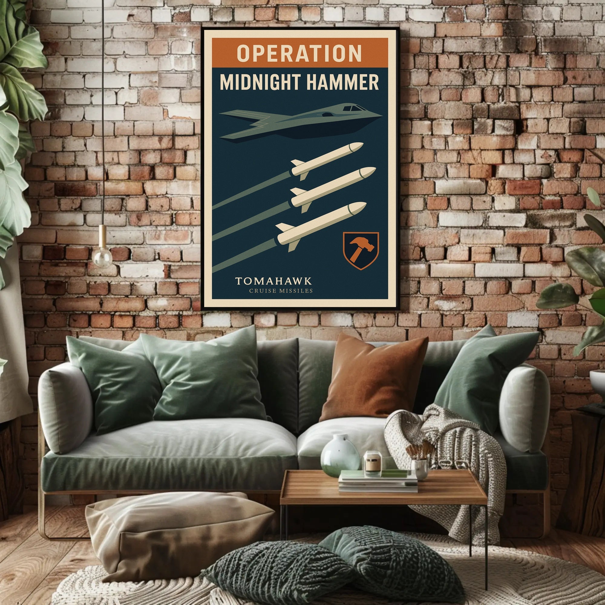 Operation Midnight Hammer Military Propaganda Poster PosterGoat