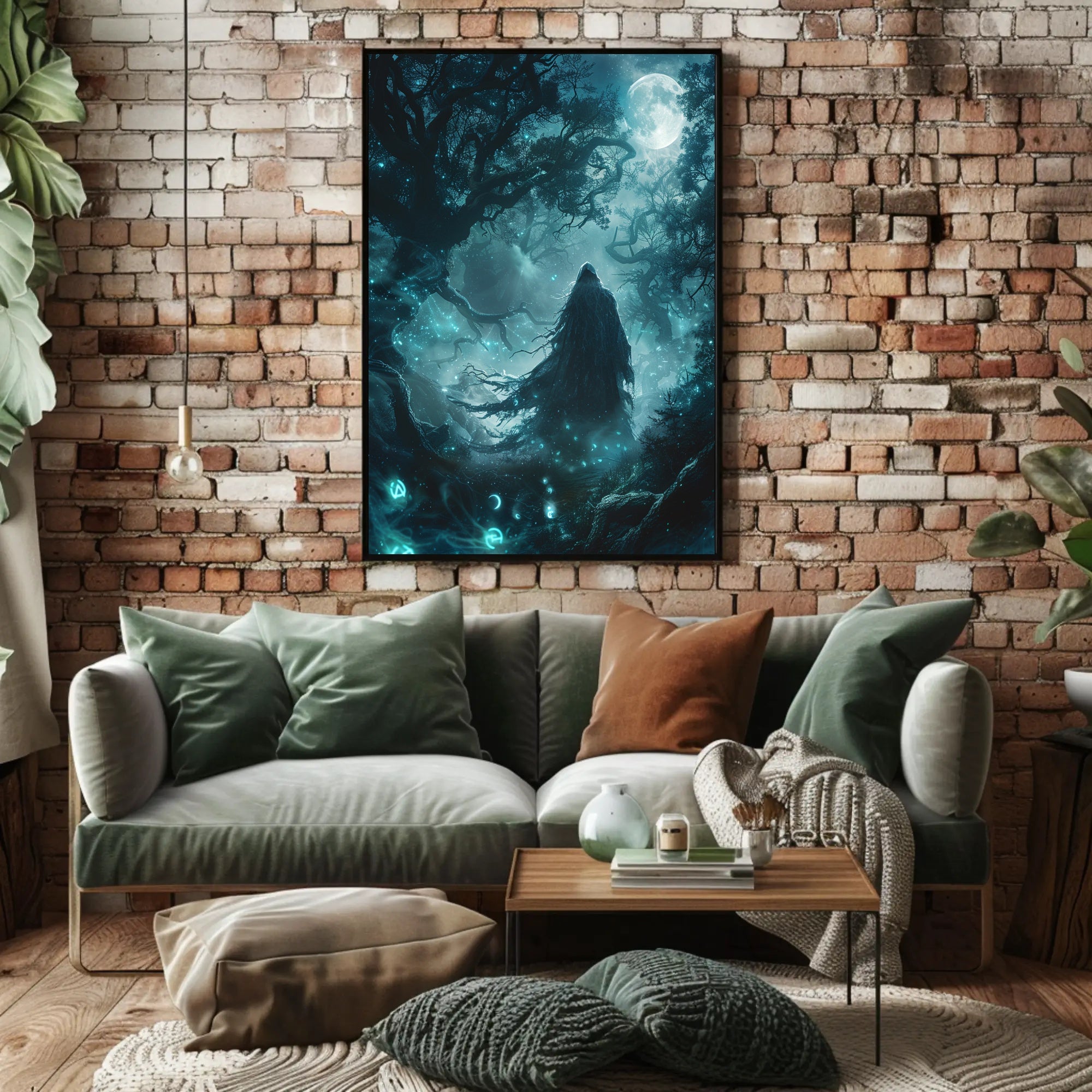 Enchanted Nocturne Art Poster for Home Decor and Wanderlust Enthusiasts PosterGoat