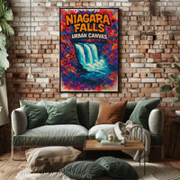 Niagara Falls Urban Canvas Poster