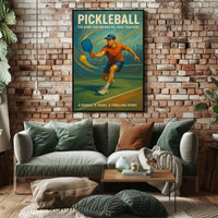 Pickleball A Game for All Ages Poster