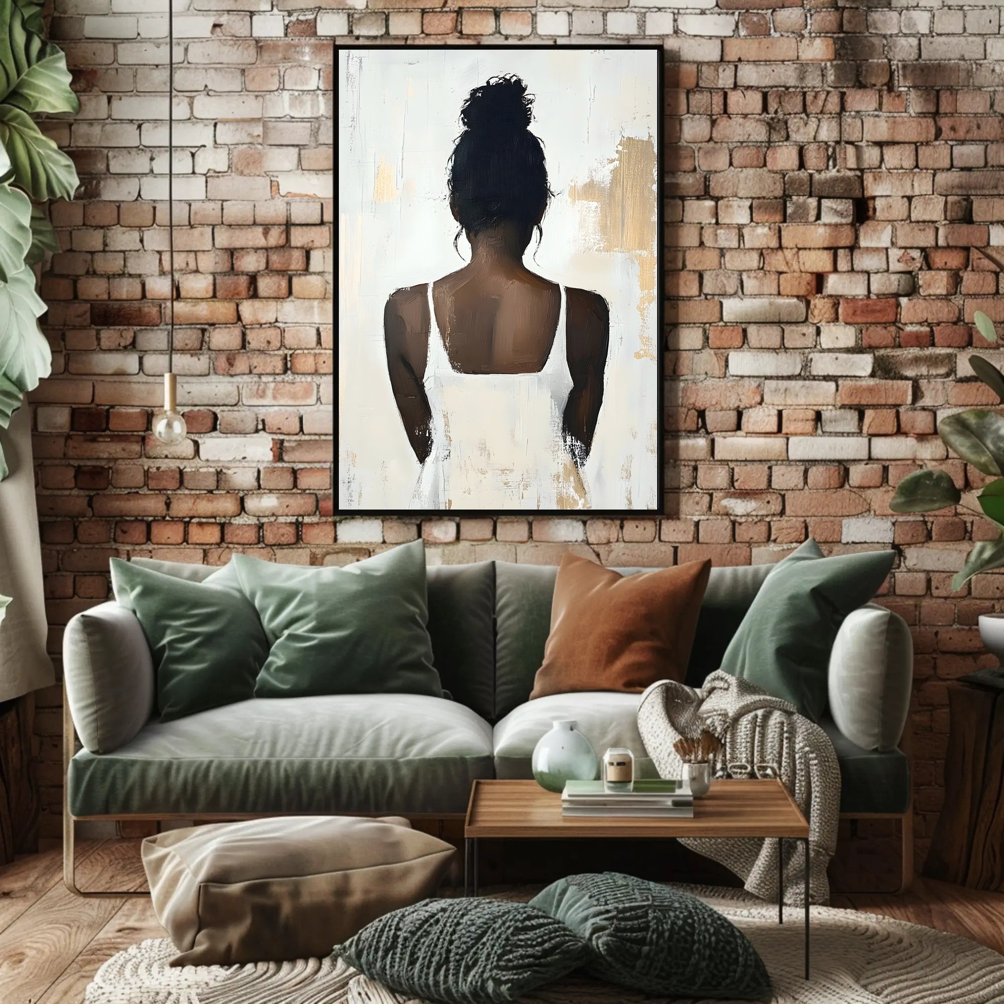 Abstract Portrait Wall Art Poster Minimalist Print