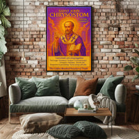 Saint John Chrysostom The Golden-Mouthed Preacher Poster PosterGoat
