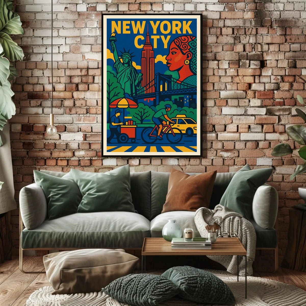 Vibrant New York City Poster