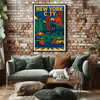 Vibrant New York City Poster
