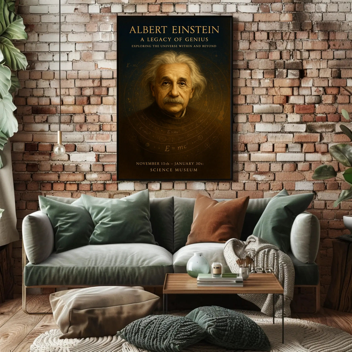 Albert Einstein A Legacy of Genius Poster