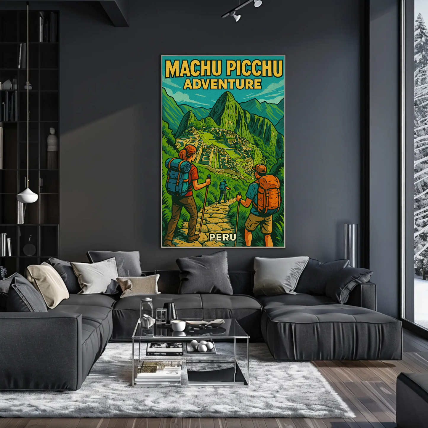 Machu Picchu Peru Hiking Adventure Travel Poster Poster